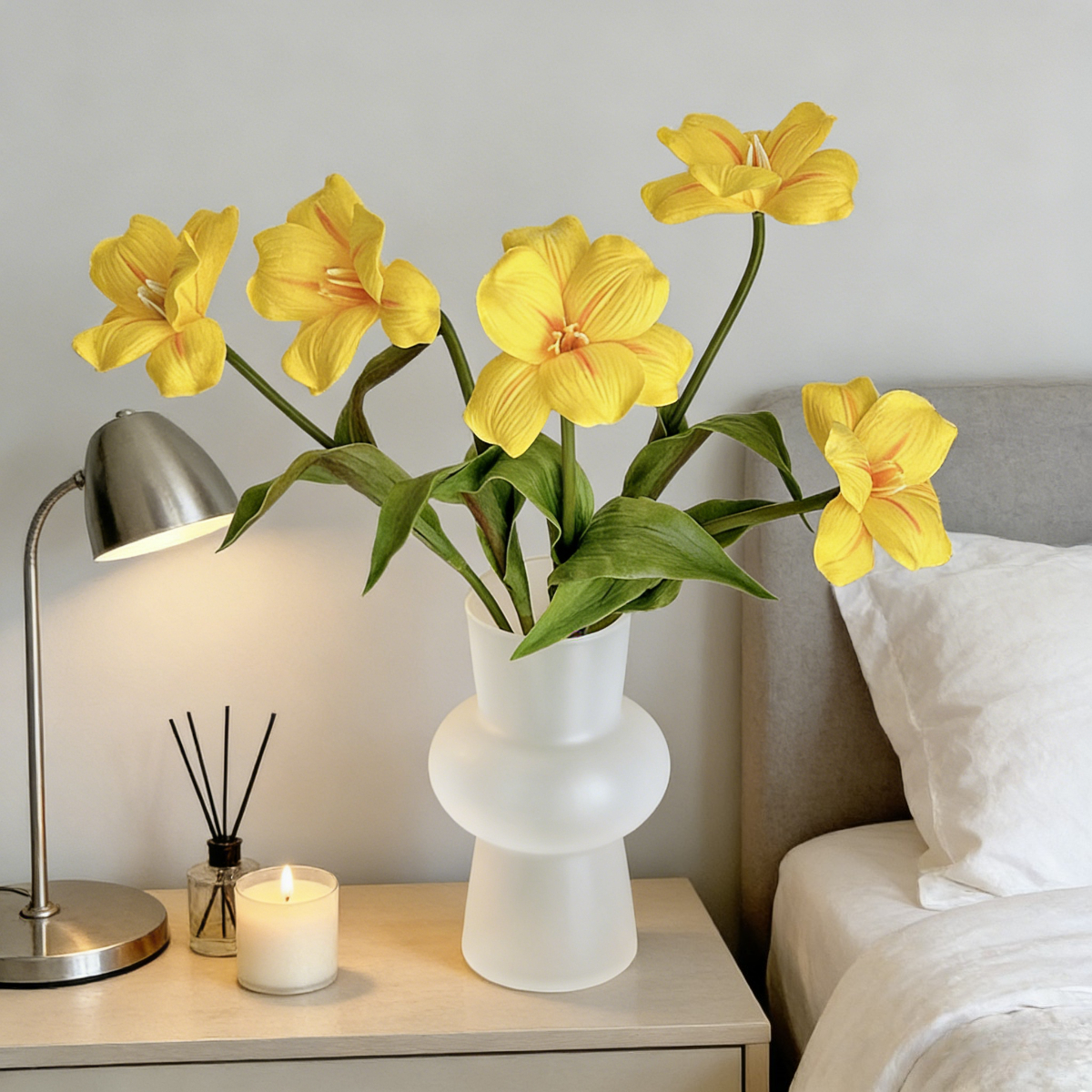 18.5 Inches Single Stem Open T – обзор и цена Home Decor Tulip