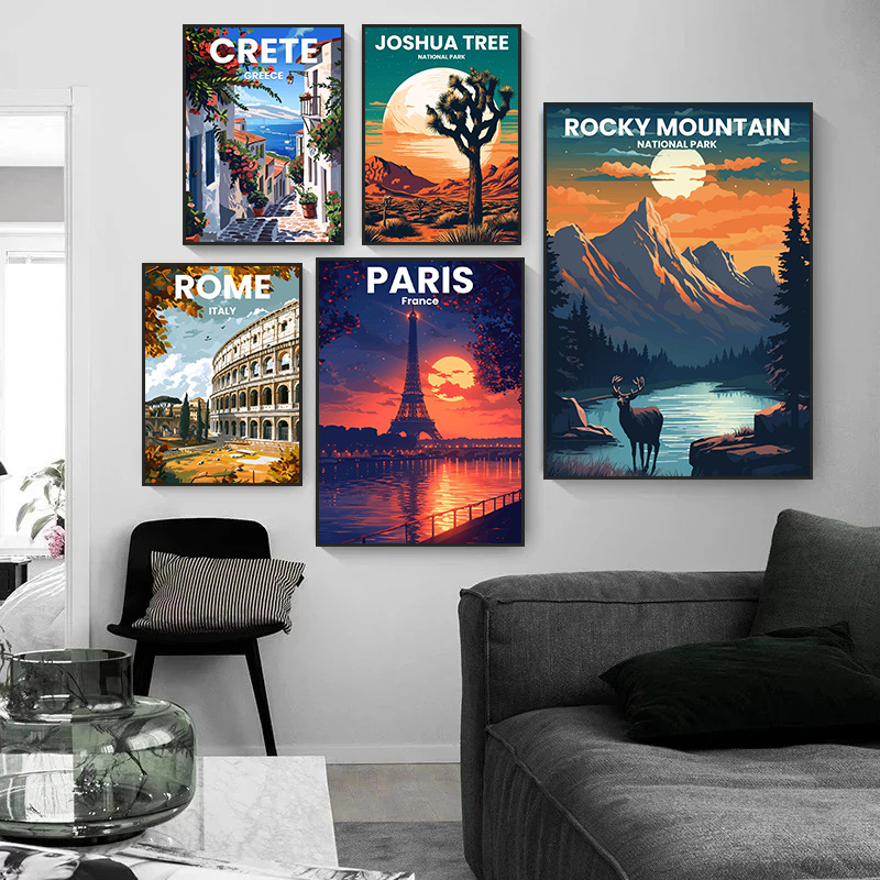 Modern Travel Cities Santorini – обзор и цена Home Decor London