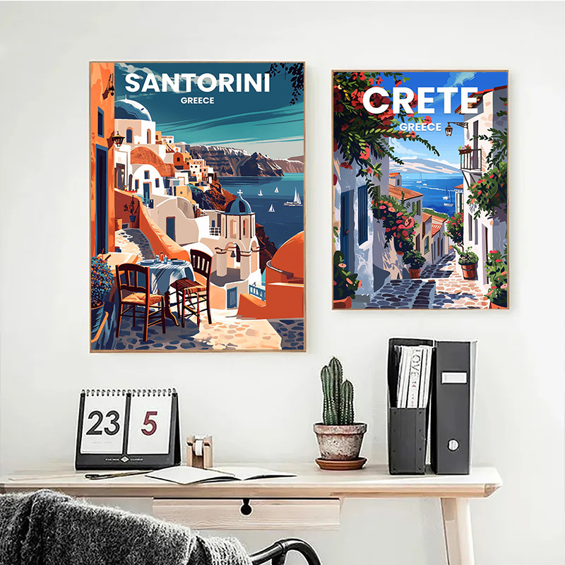 Modern Travel Cities Santorini – обзор и цена Home Decor London
