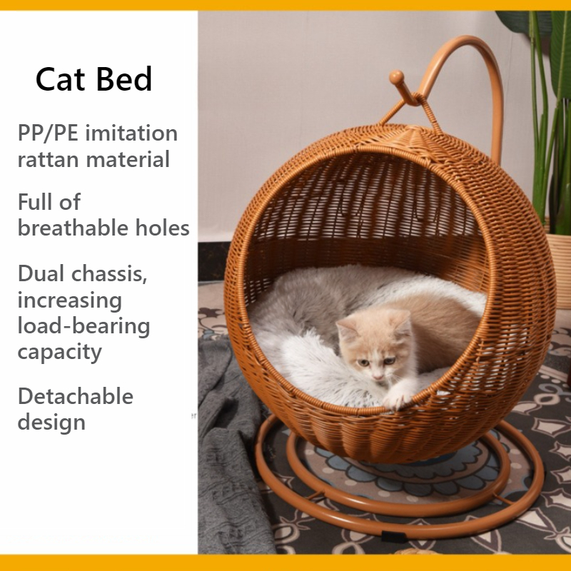 Rattan Hanging Cat Bed Soft Cu – обзор и цена Home Decor Rattan
