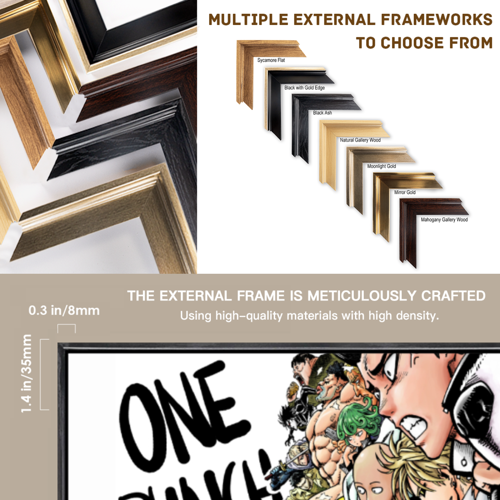 Japanese Manga Multi-Size Canv – обзор и цена Home Decor Mirror