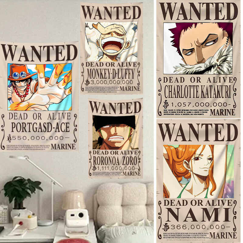 One Piece Manga Tapestry Wante – обзор и цена Aesthetic Tapestry