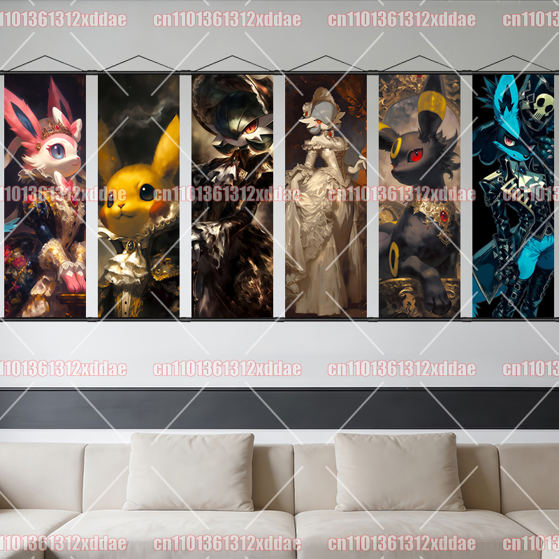 Pokémon Anime Scroll Painting  – обзор и цена Canvas Painting