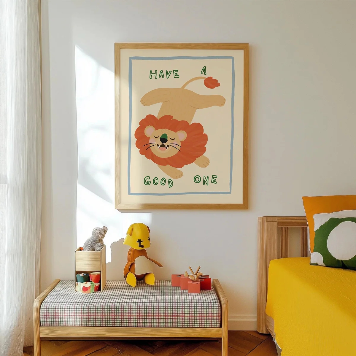 Modern,Cartoon Loin And Have A – обзор и цена Home Decor Quotes