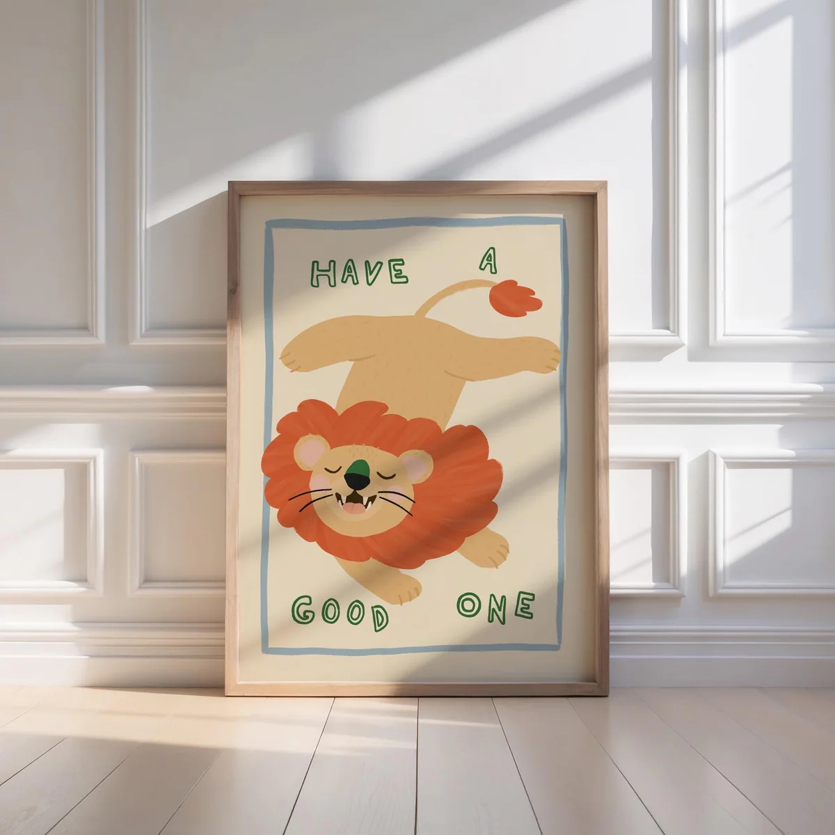 Modern,Cartoon Loin And Have A – обзор и цена Home Decor Quotes