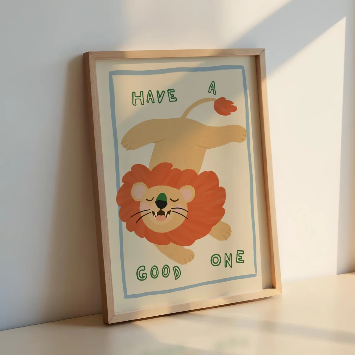 Modern,Cartoon Loin And Have A – обзор и цена Home Decor Quotes