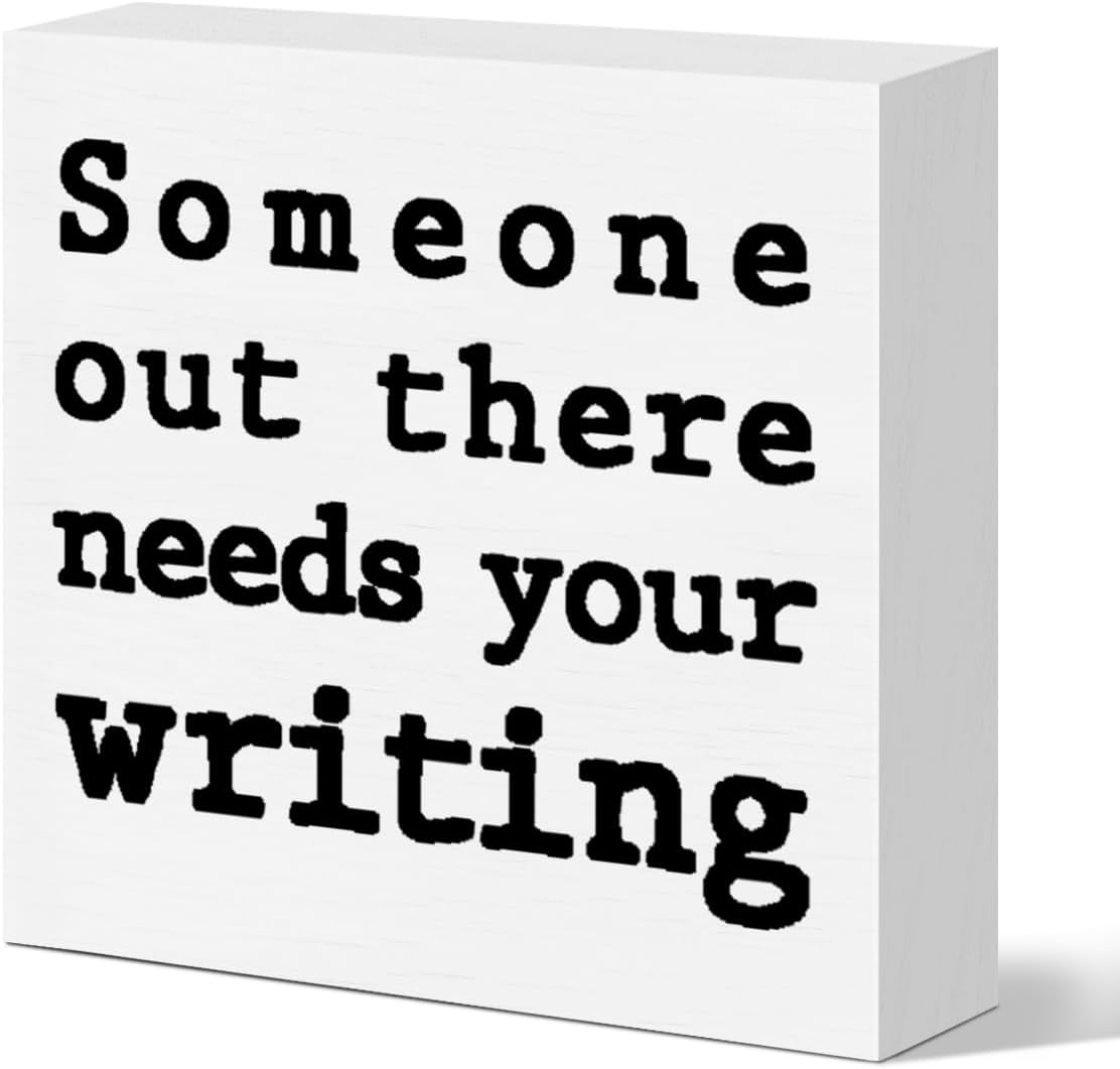 Wooden Box Sign for Writers, N – обзор и цена Home Decor Quotes
