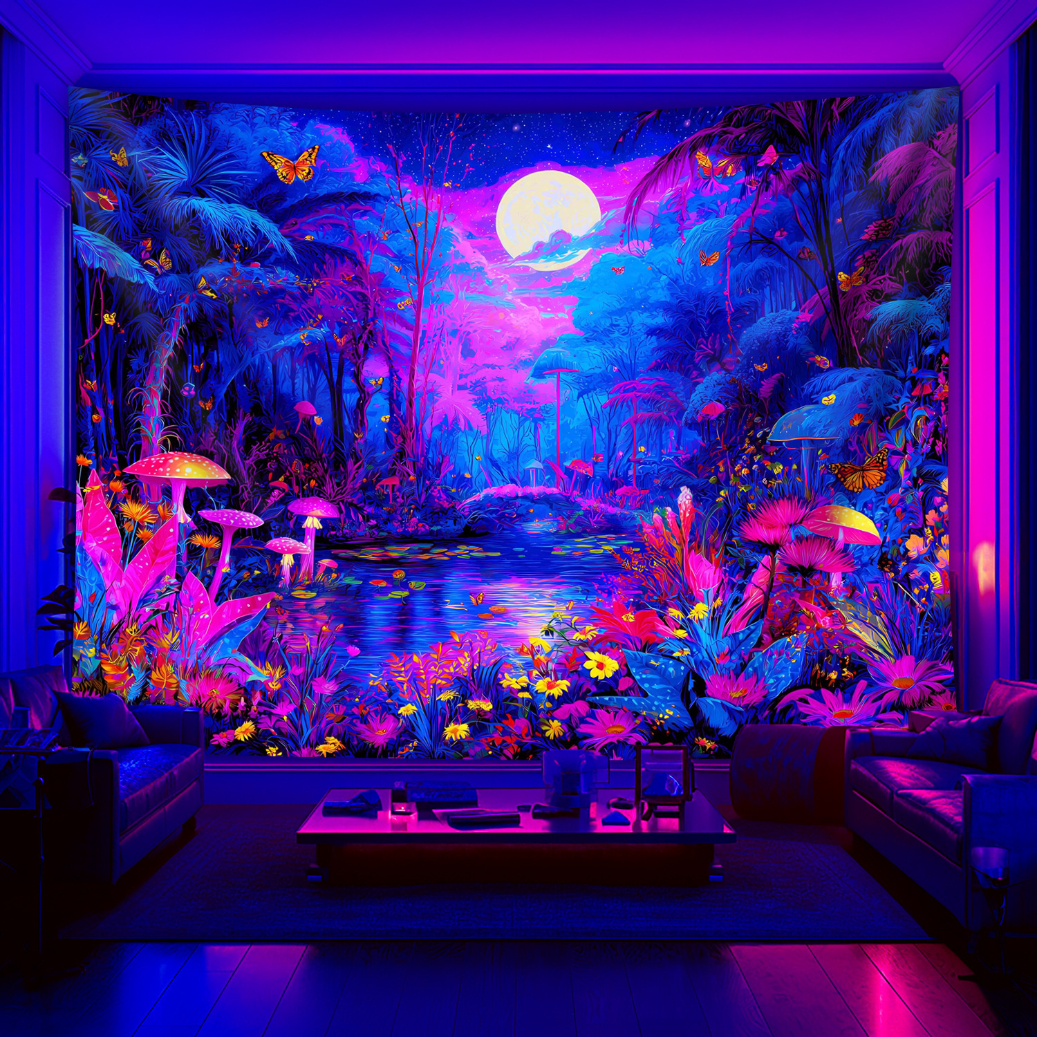 VIKAMA Black Light Galaxy Fore – обзор и цена Aesthetic Tapestry