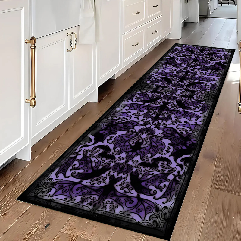 Gothic Skull & Bat Runner Area – обзор и цена Home Decor Retailers