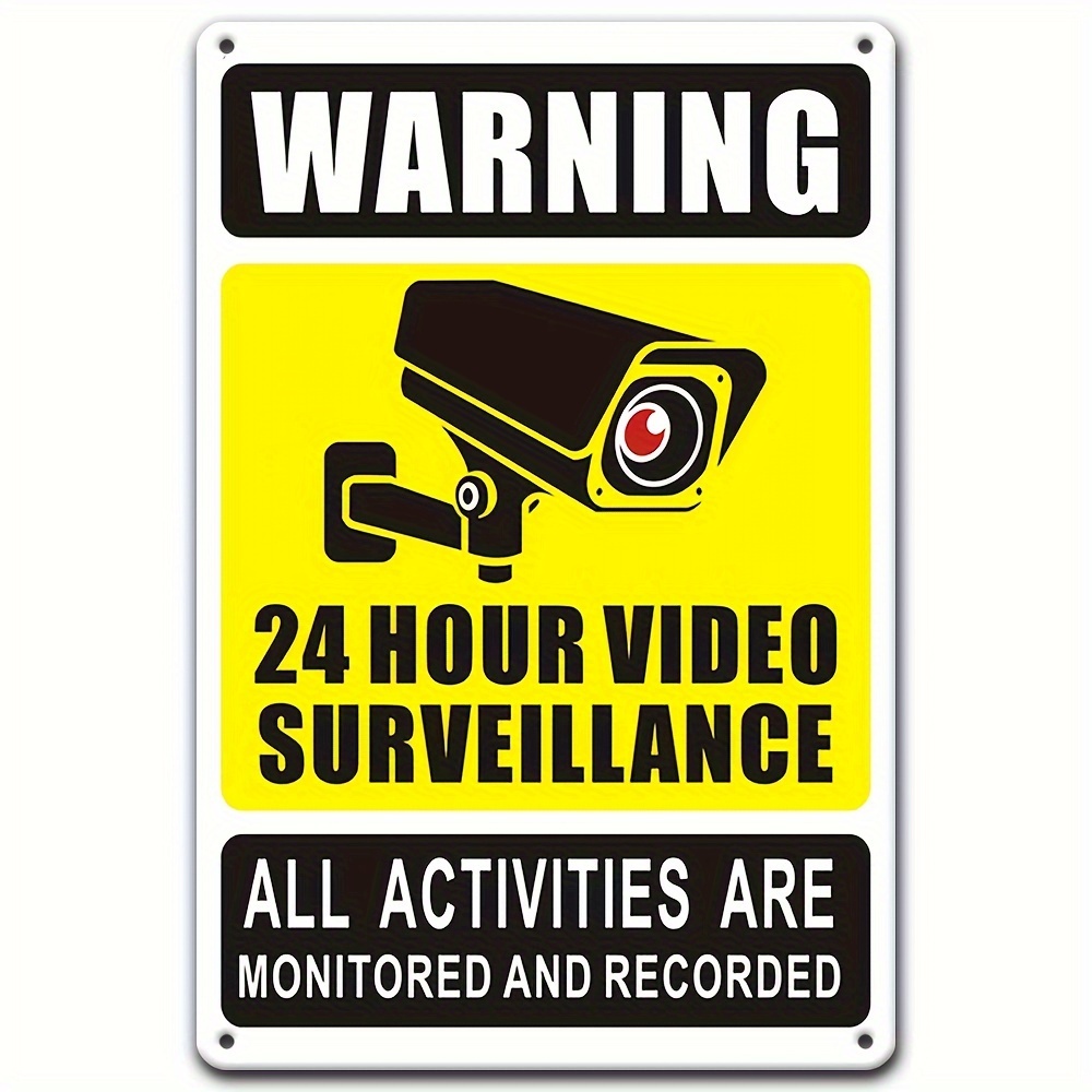24/7 Video Surveillance Warnin – обзор и цена Home Decor Video