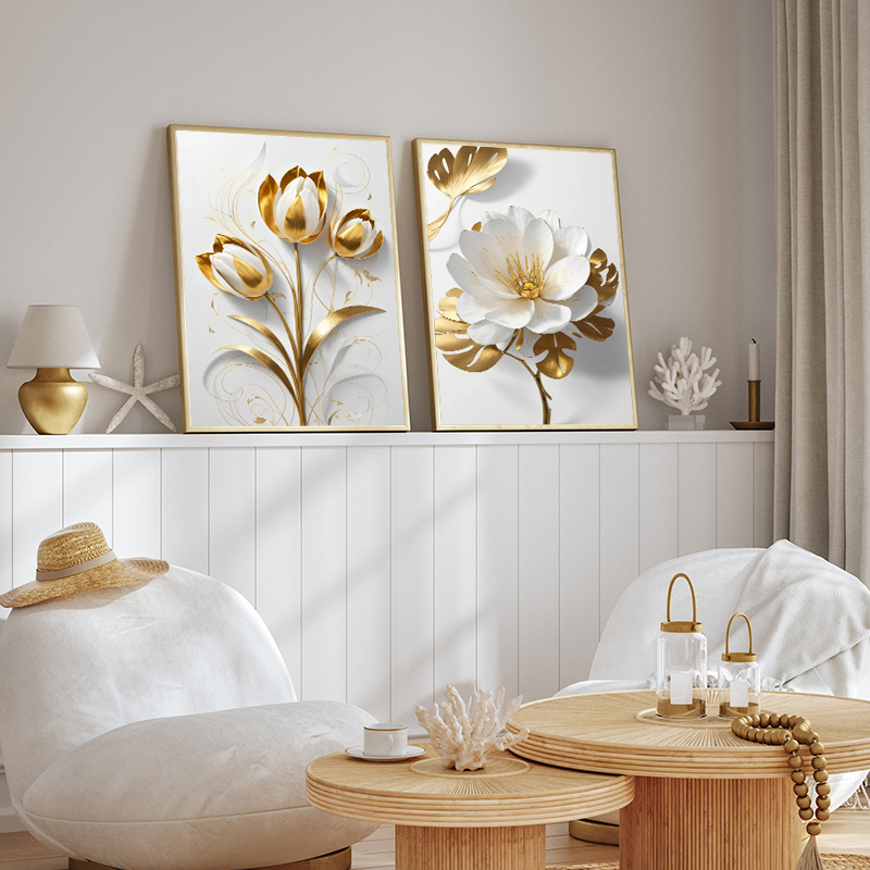 Sunflower Canvas Painting Flor – обзор и цена Home Decor Japandi