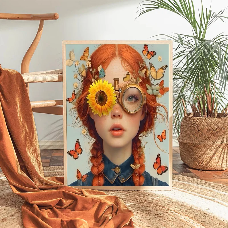 Nordic Abstract Glasses Flower – обзор и цена Home Decor Japandi