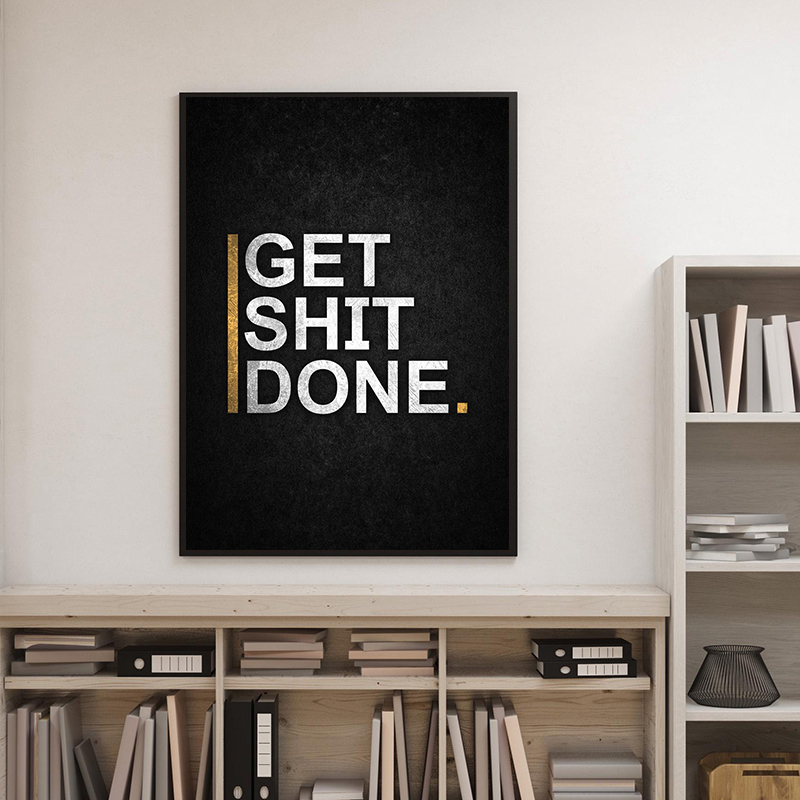 No Excuses Motivational Poster – обзор и цена Home Decor Quotes