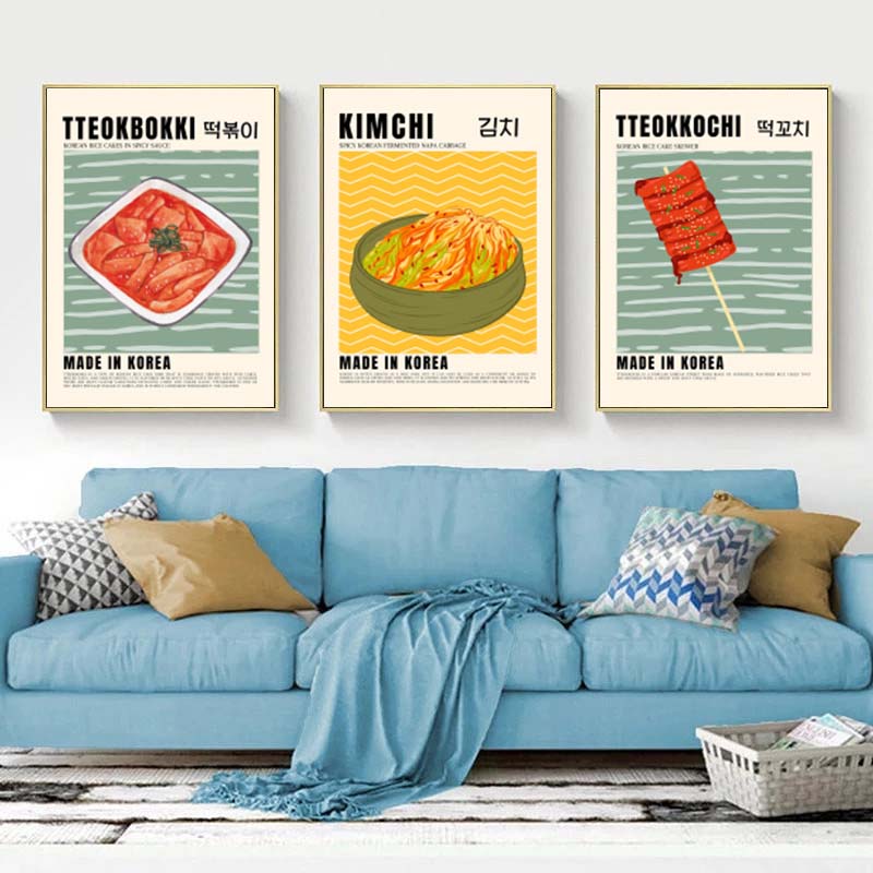 Asian Food Canvas Painting Pos – обзор и цена Home Decor Japandi