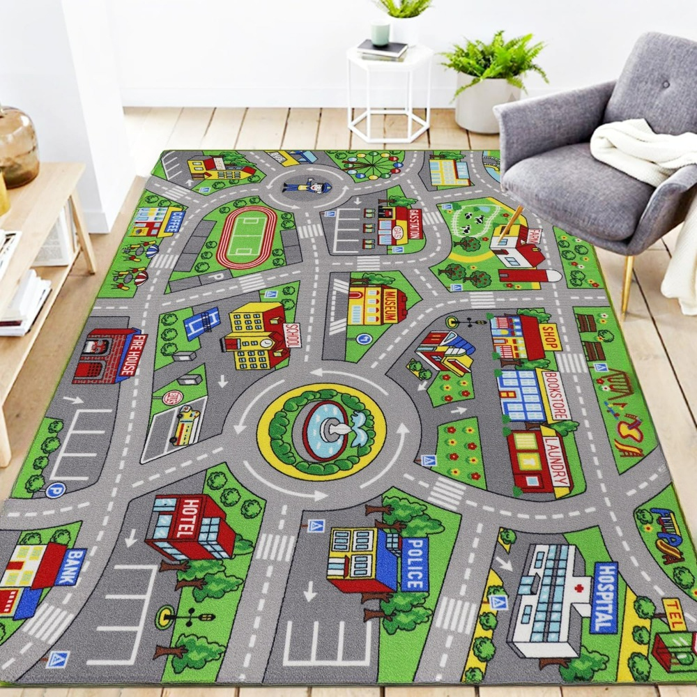 Childrens Traffic Road Playmat – обзор и цена Home Decor Retailers
