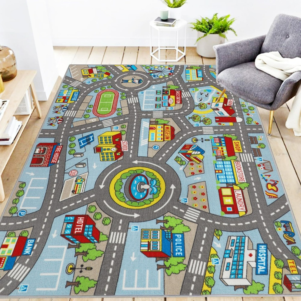Childrens Traffic Road Playmat – обзор и цена Home Decor Retailers