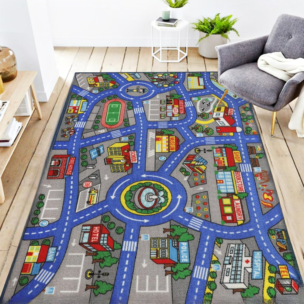 Childrens Traffic Road Playmat – обзор и цена Home Decor Retailers