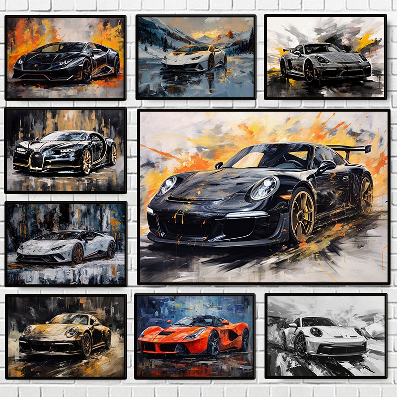 Modern Abstract Luxury Cars Po – обзор и цена Home Decor Brand