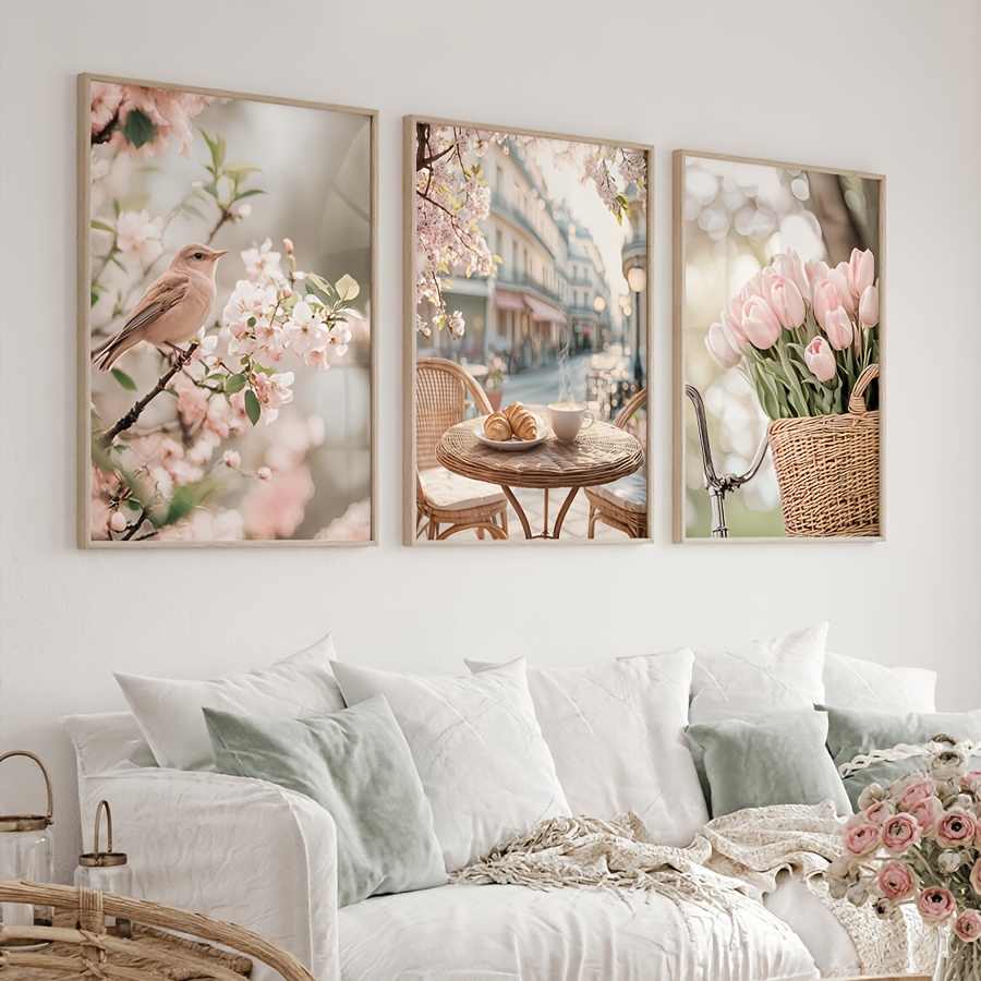 3pcs/set Romantic Paris Street – обзор и цена Home Decor Tulip