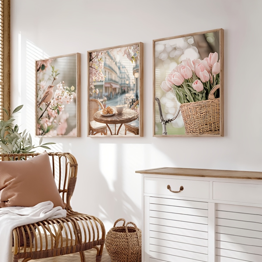 3pcs/set Romantic Paris Street – обзор и цена Home Decor Tulip