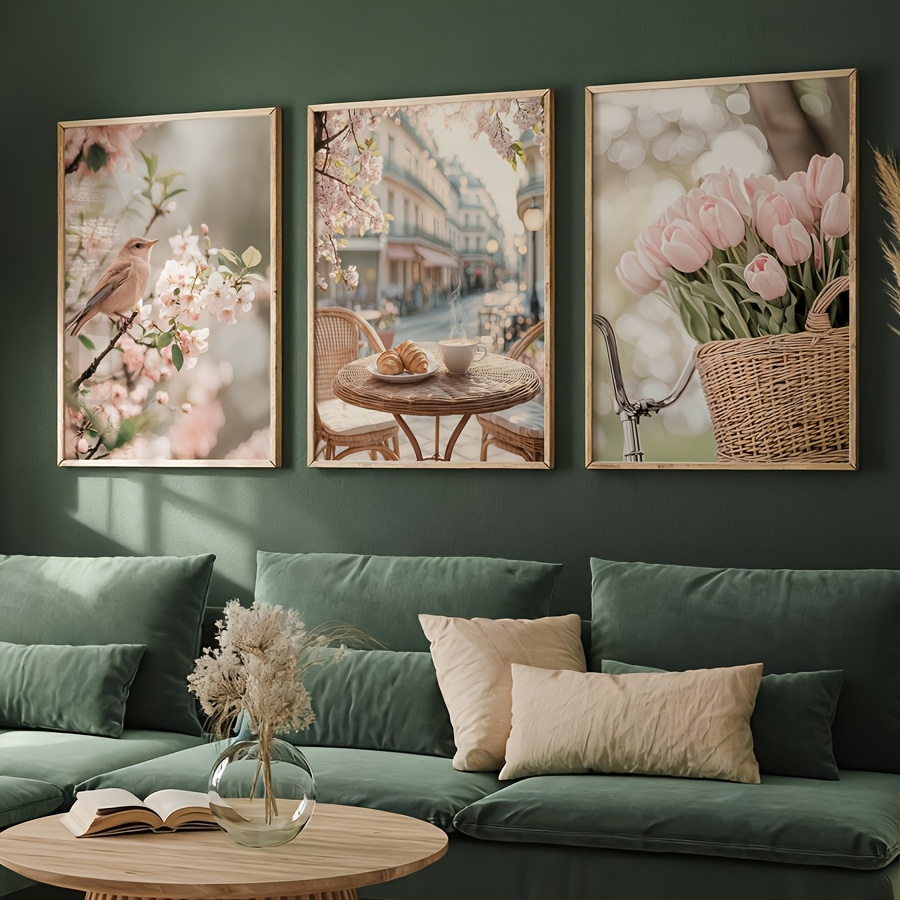3pcs/set Romantic Paris Street – обзор и цена Home Decor Tulip