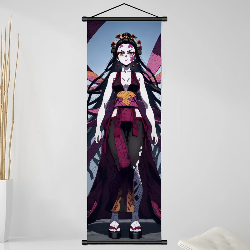 Demon Slayer Daki Hanging Scro – обзор и цена Home Decor Fabric