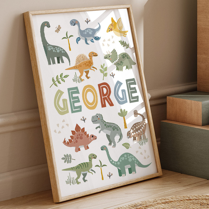 Jurassic Period Dinosaur Wall  – обзор и цена Home Decor Japandi