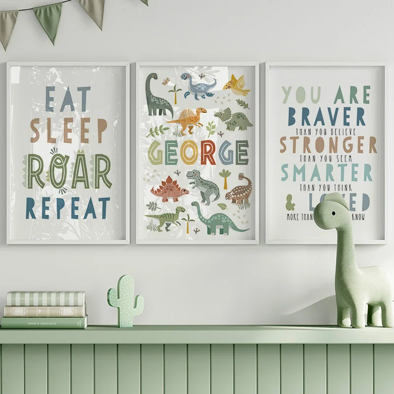 Jurassic Period Dinosaur Wall  – обзор и цена Home Decor Japandi