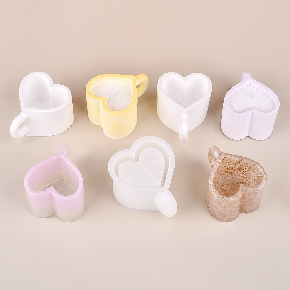 3D Tea Cup Love Silicone Mold  – обзор и цена Home Decor Handicraft