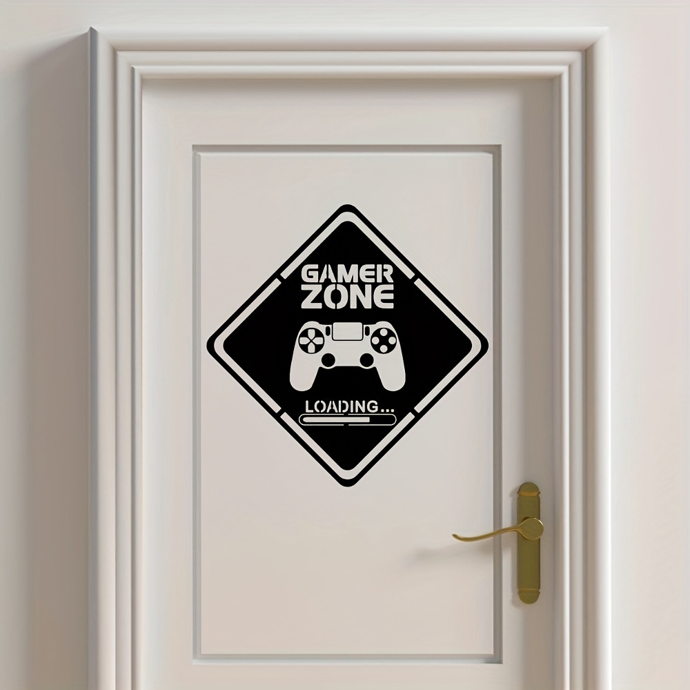 1pc Gamer Zone Door Decal Wall – обзор и цена Home Decor Video