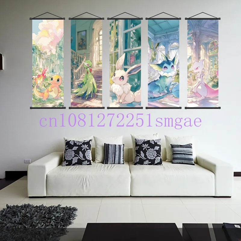 HD Pokémon Anime Scroll Painti – обзор и цена Canvas Painting