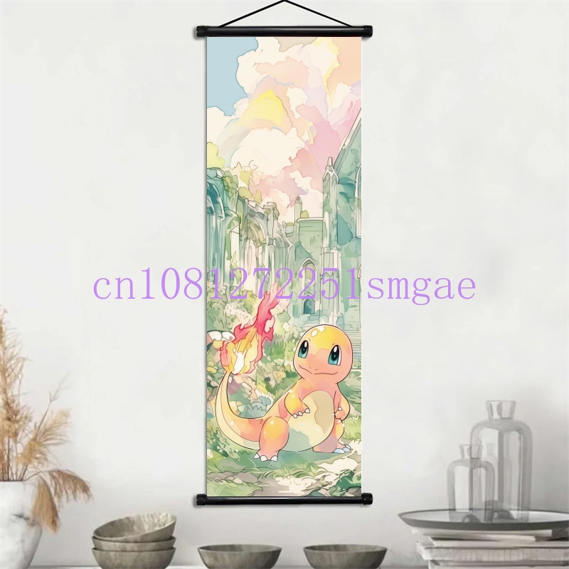 HD Pokémon Anime Scroll Painti – обзор и цена Canvas Painting