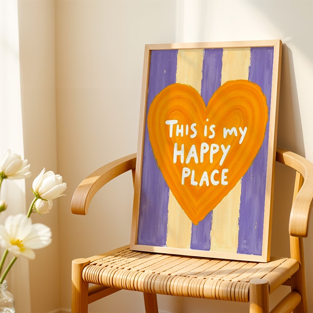 Modern,Retro This Is My Happy  – обзор и цена Home Decor Quotes