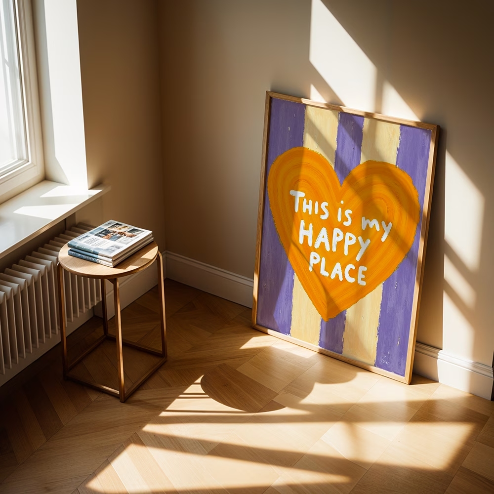 Modern,Retro This Is My Happy  – обзор и цена Home Decor Quotes