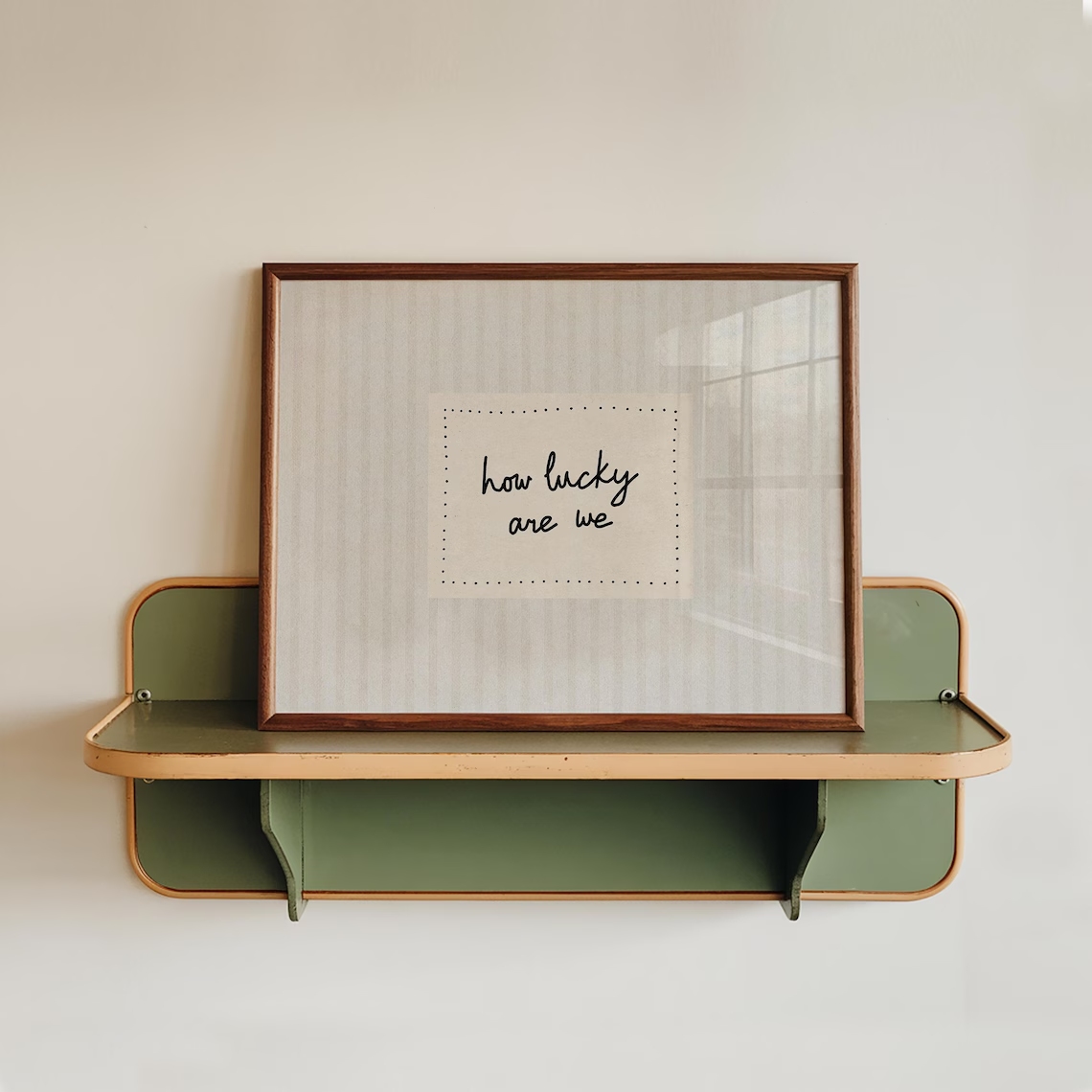 Modern,Minimalist How Lucky Ar – обзор и цена Home Decor Quotes