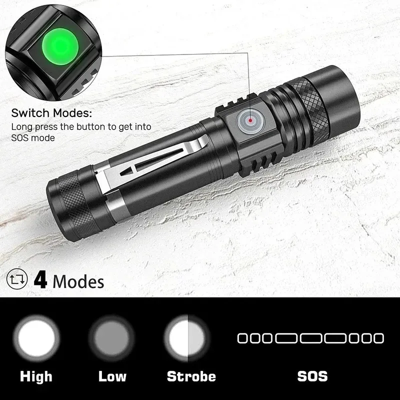 T6 LED Rechargeable Flashlight – обзор и цена Home Decor Outside
