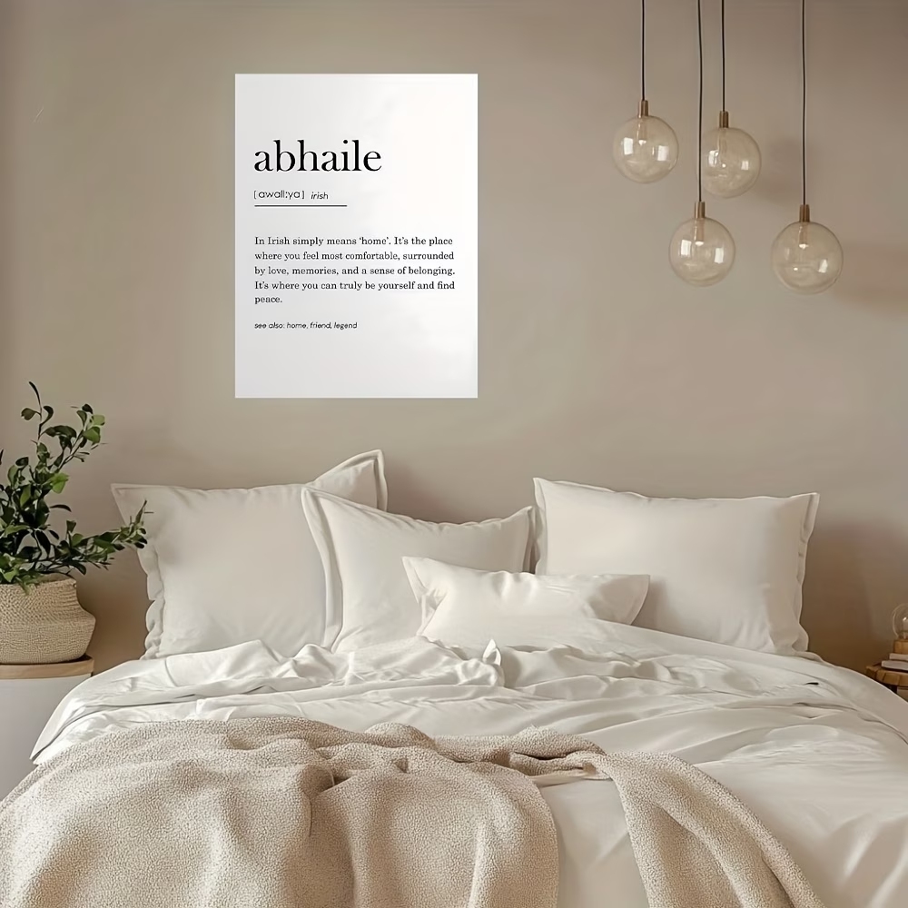 Modern,Minimalist Abhaile Quot – обзор и цена Home Decor Quotes