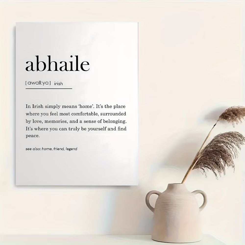 Modern,Minimalist Abhaile Quot – обзор и цена Home Decor Quotes
