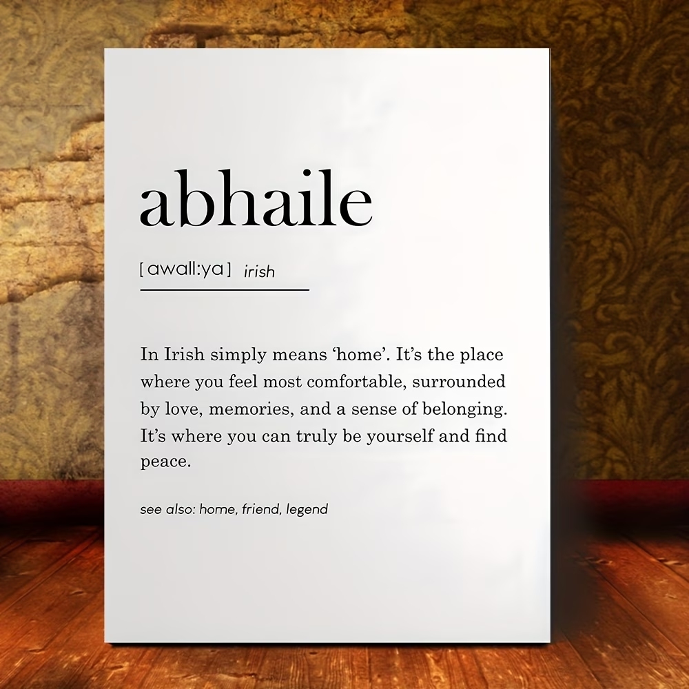 Modern,Minimalist Abhaile Quot – обзор и цена Home Decor Quotes