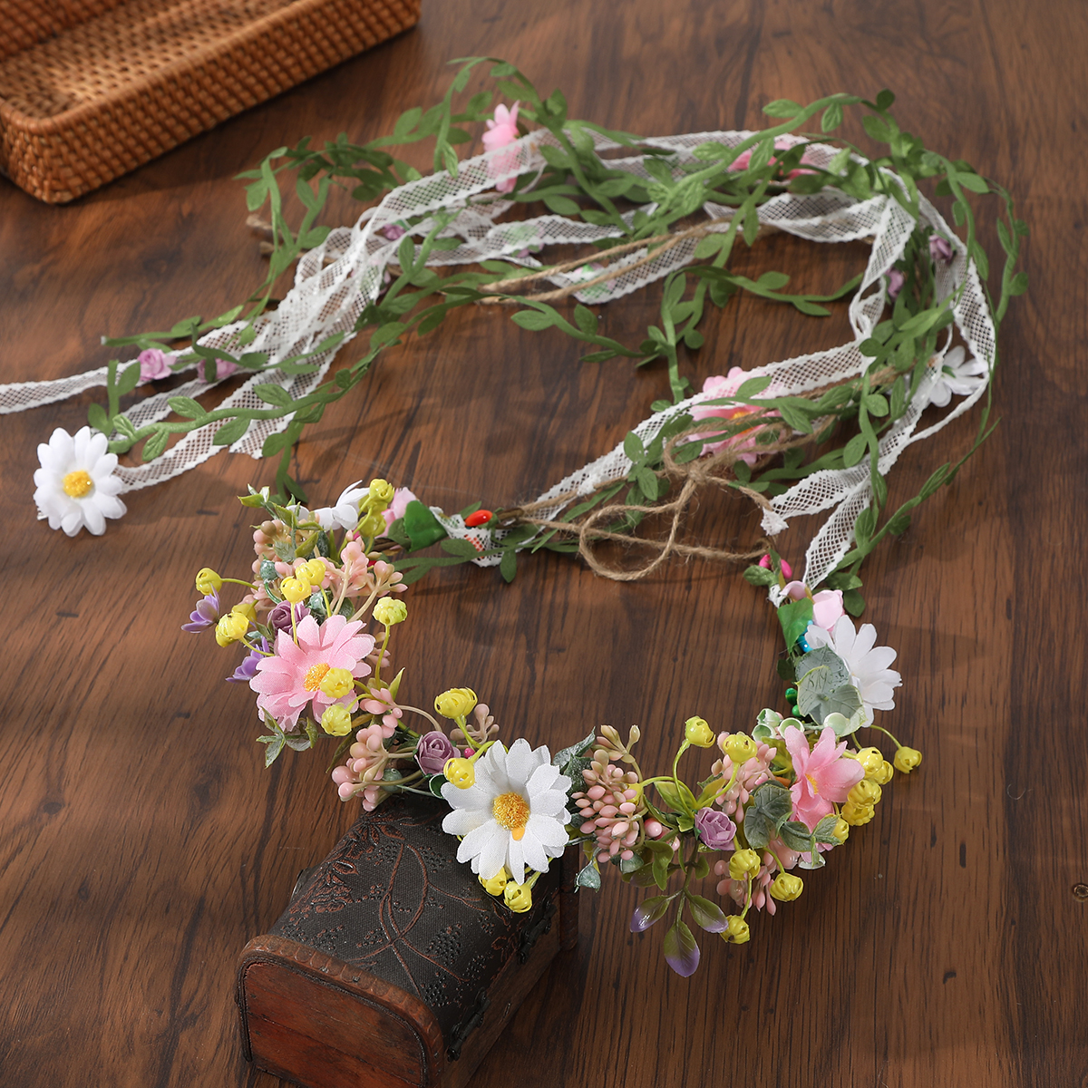 Retro Bohemia Flower Hair Crow – обзор и цена Home Decor Handicraft
