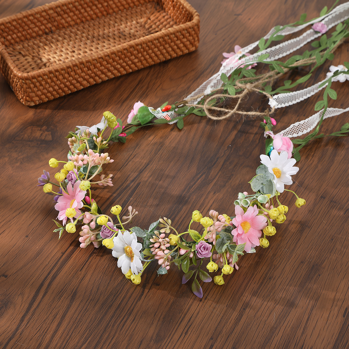 Retro Bohemia Flower Hair Crow – обзор и цена Home Decor Handicraft
