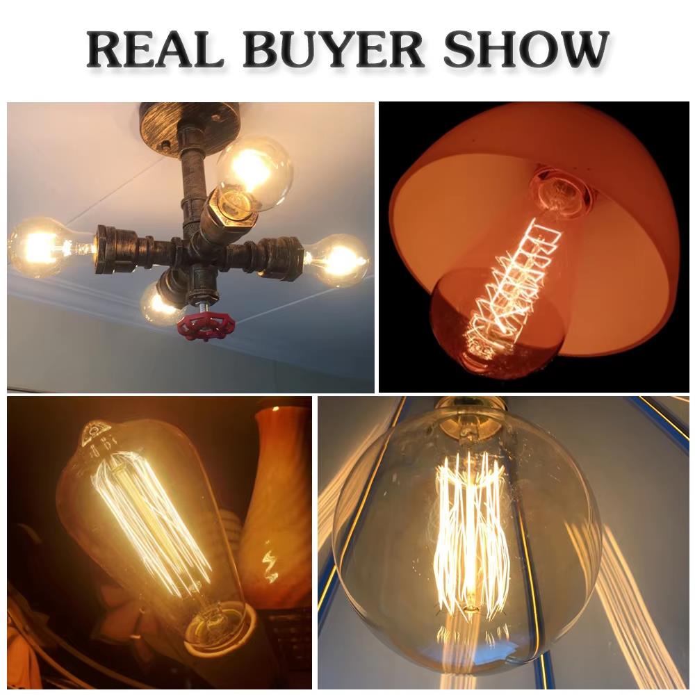 Retro Edison Light Bulb E27 40 – обзор и цена Home Decor Retro