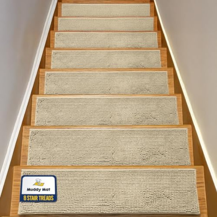 ® Pack of - Soft Chenille Stai – обзор и цена Flooring Home Decor