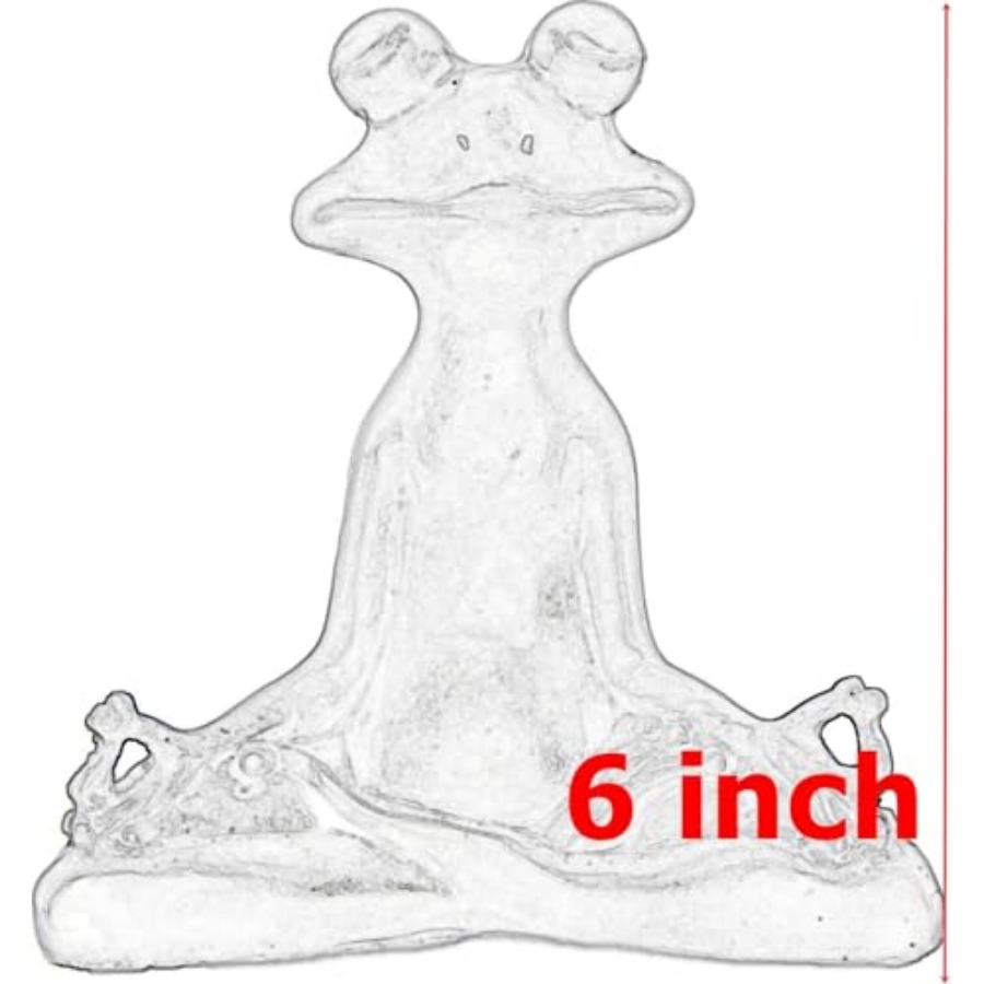 23101 Frog Statue Meditation L – обзор и цена Home Decor Yoga