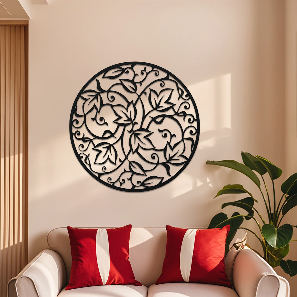 Elegant Black Metal Mandala Wa – обзор и цена Home Decor Yoga