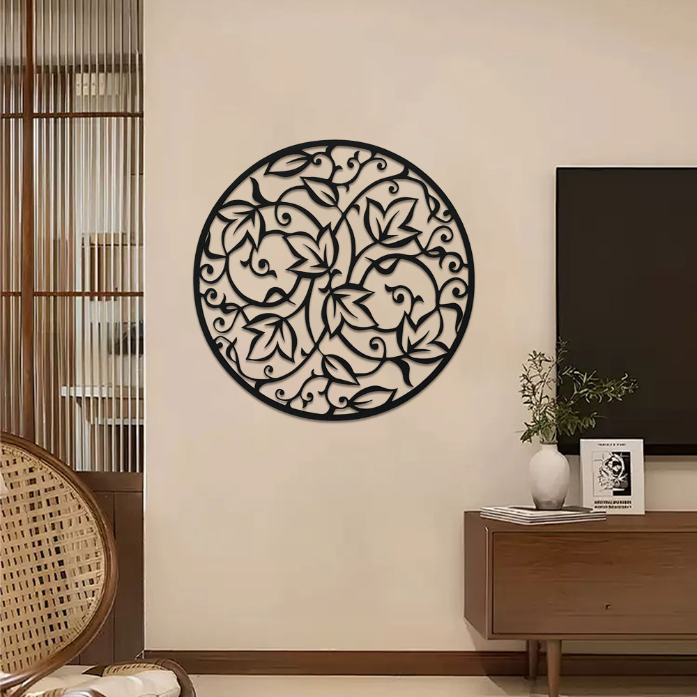 Elegant Black Metal Mandala Wa – обзор и цена Home Decor Yoga