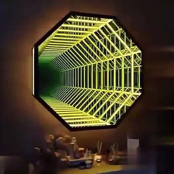 Octagon 3D Infinity Mirror Lig – обзор и цена Home Decor Mirror