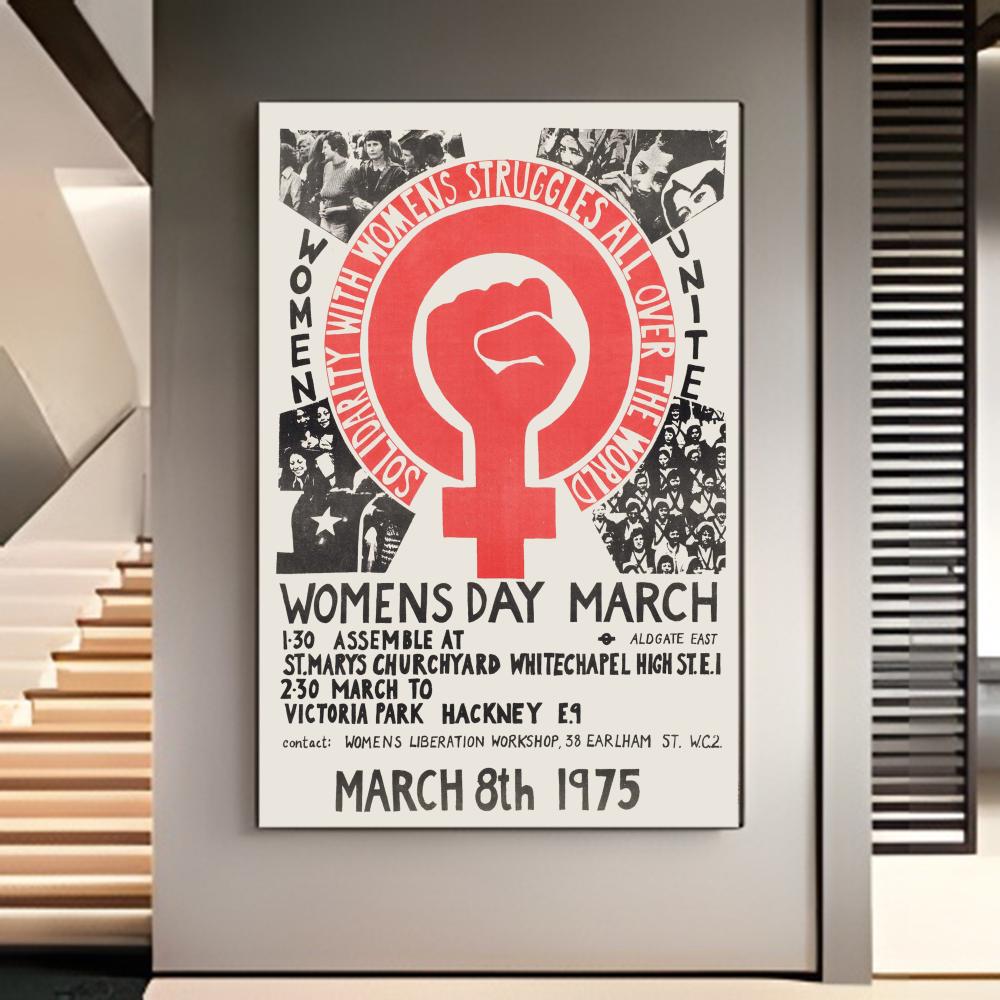 Frameless Abstract Feminist Co – обзор и цена Home Decor Quotes